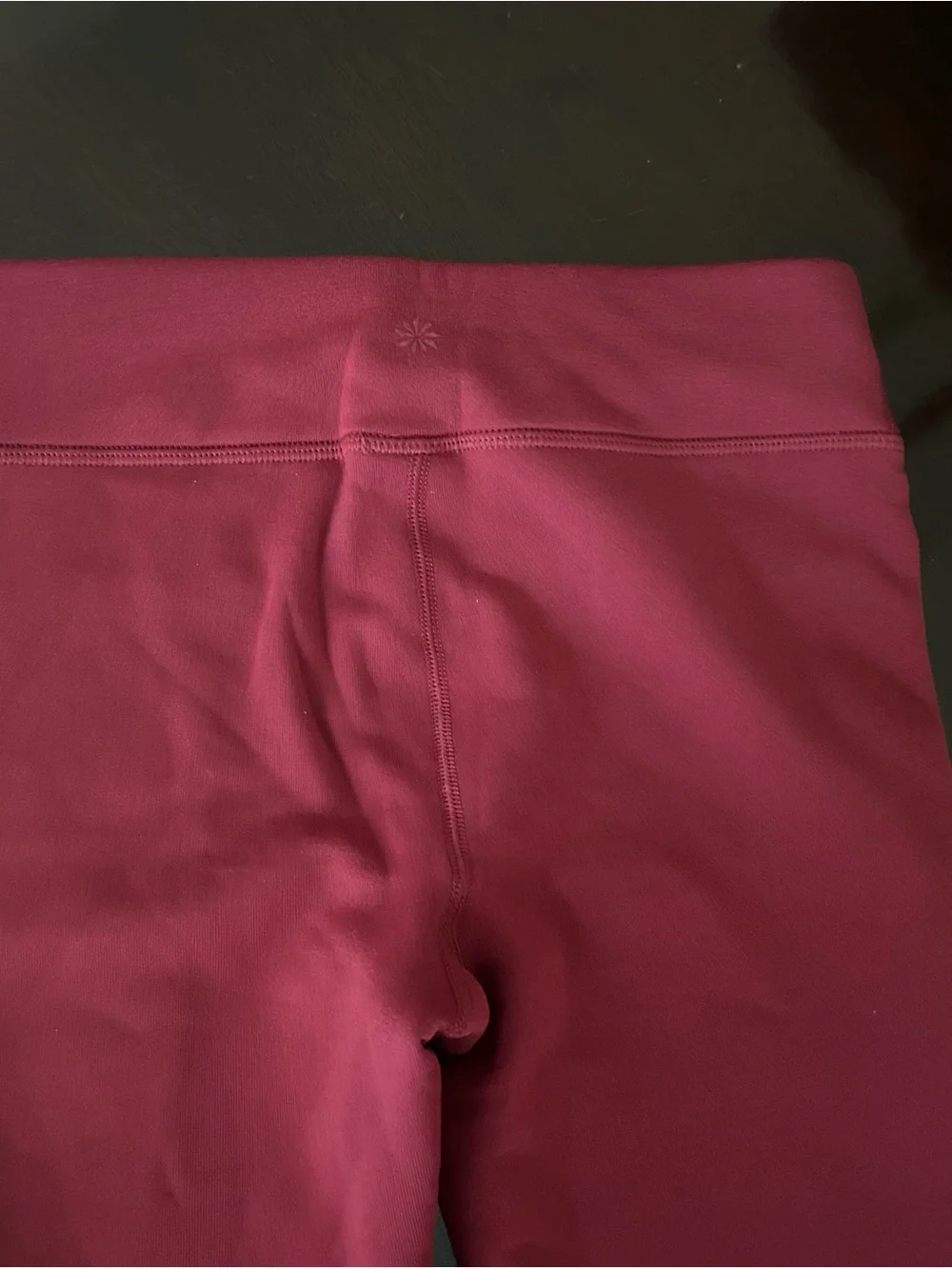 NWT Athleta Girl Maroon Polartec Performance Leggings